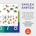 Bild in Galerie-Betrachter laden, Zahlenkarten 1–10 für Kinder | PDF Download