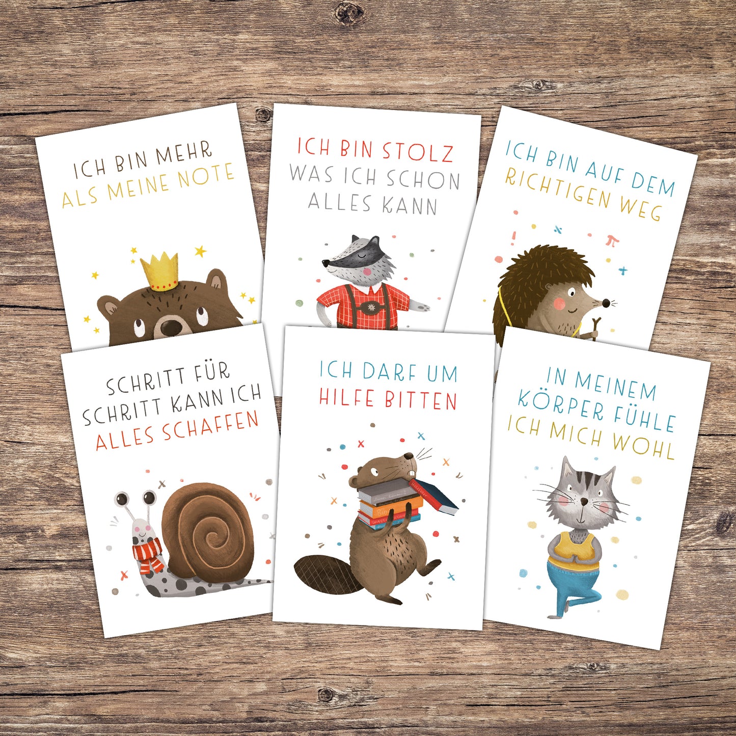 40 Affirmationskarten für Kinder zum Ausdrucken | PDF Download