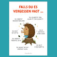 Bild in Galerie-Betrachter laden, Mutmachposter für Kinder „Falls du es vergessen hast …“ | PDF Download