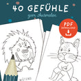 Bild in Galerie-Betrachter laden, Gefühle-Ausmalbilder für Kinder | PDF Download