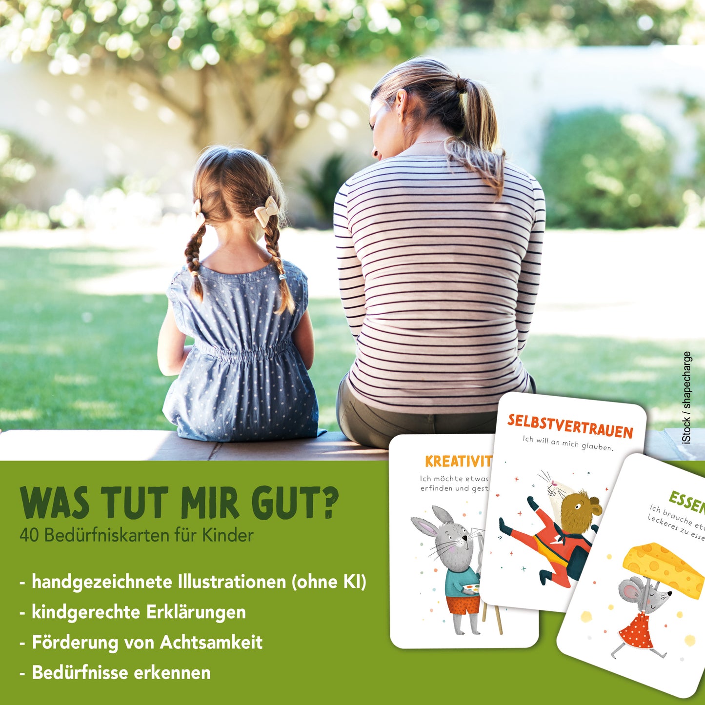 40 Bedürfniskarten für Kinder