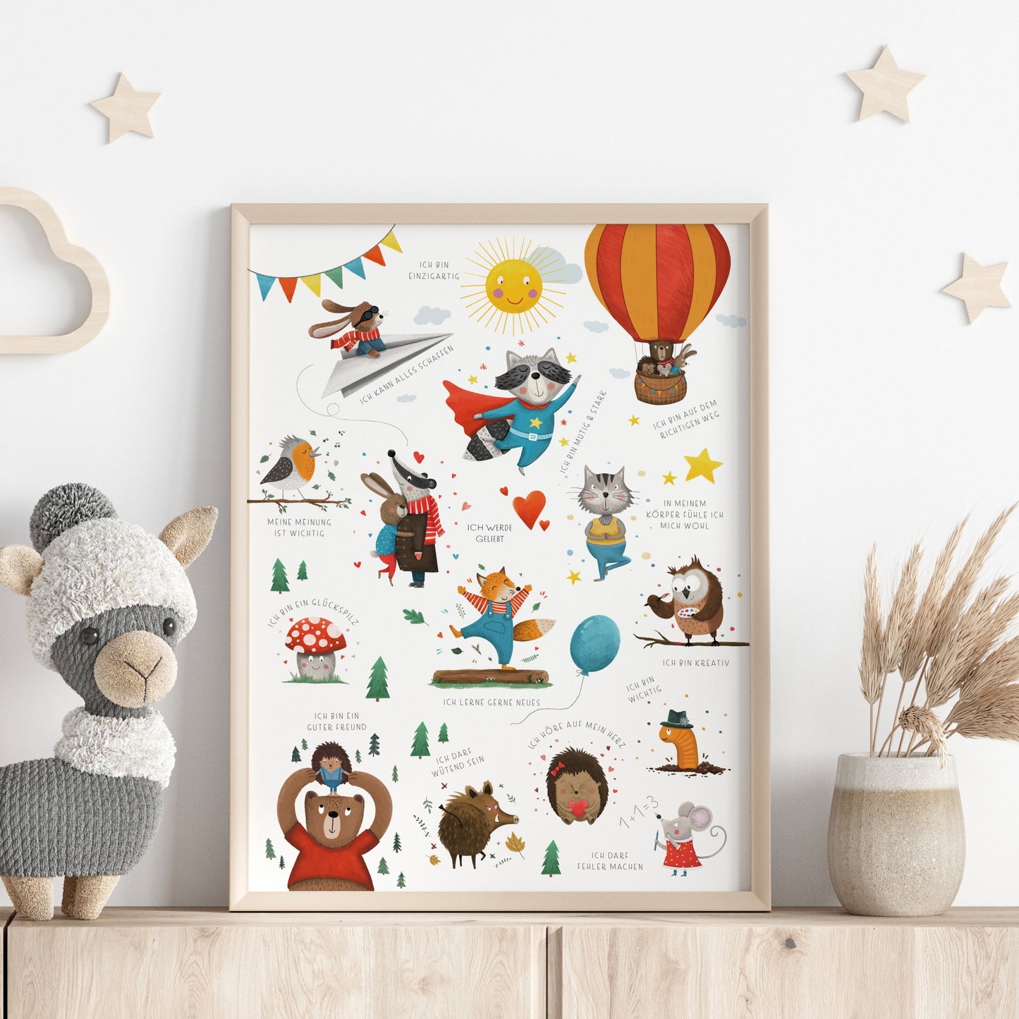 Affirmationsposter Kinder zum Ausdrucken | Formate A4, A3, A2 | PDF Download