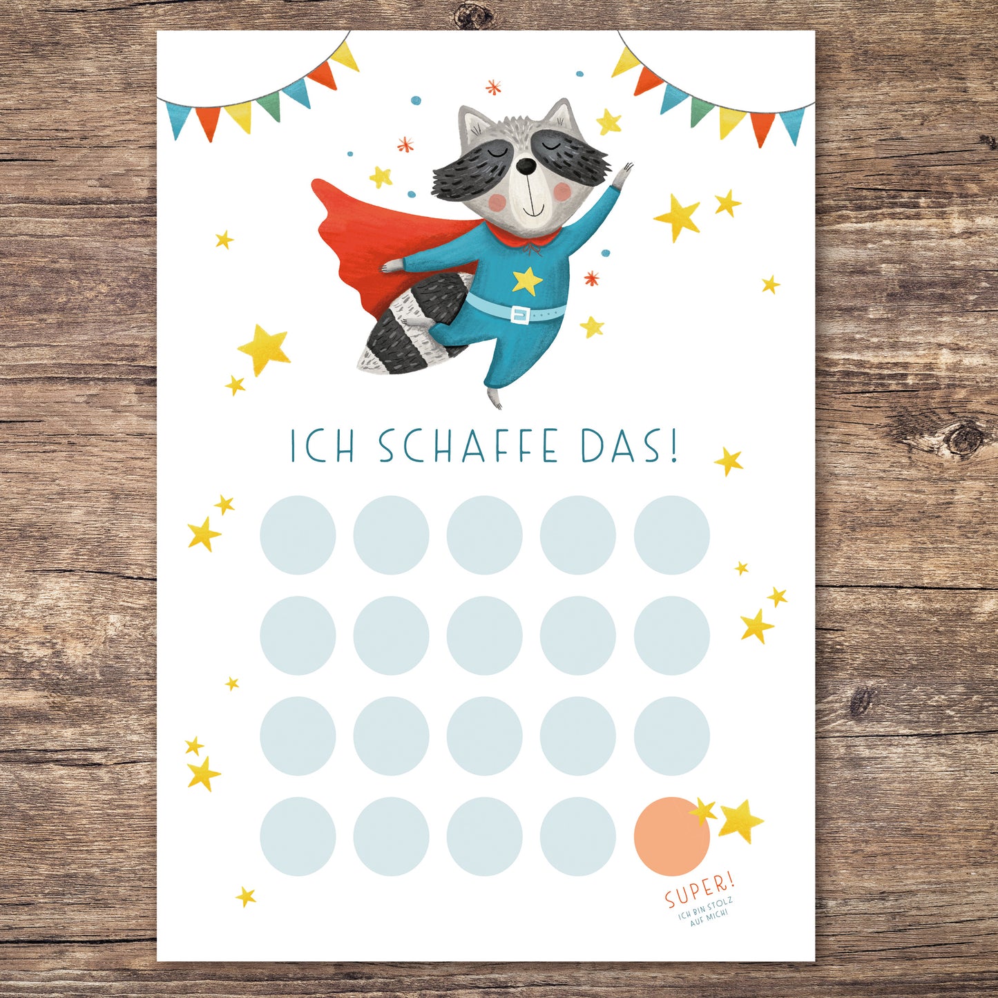 Belohnungstafel für Kinder zum Ausdrucken | PDF Download