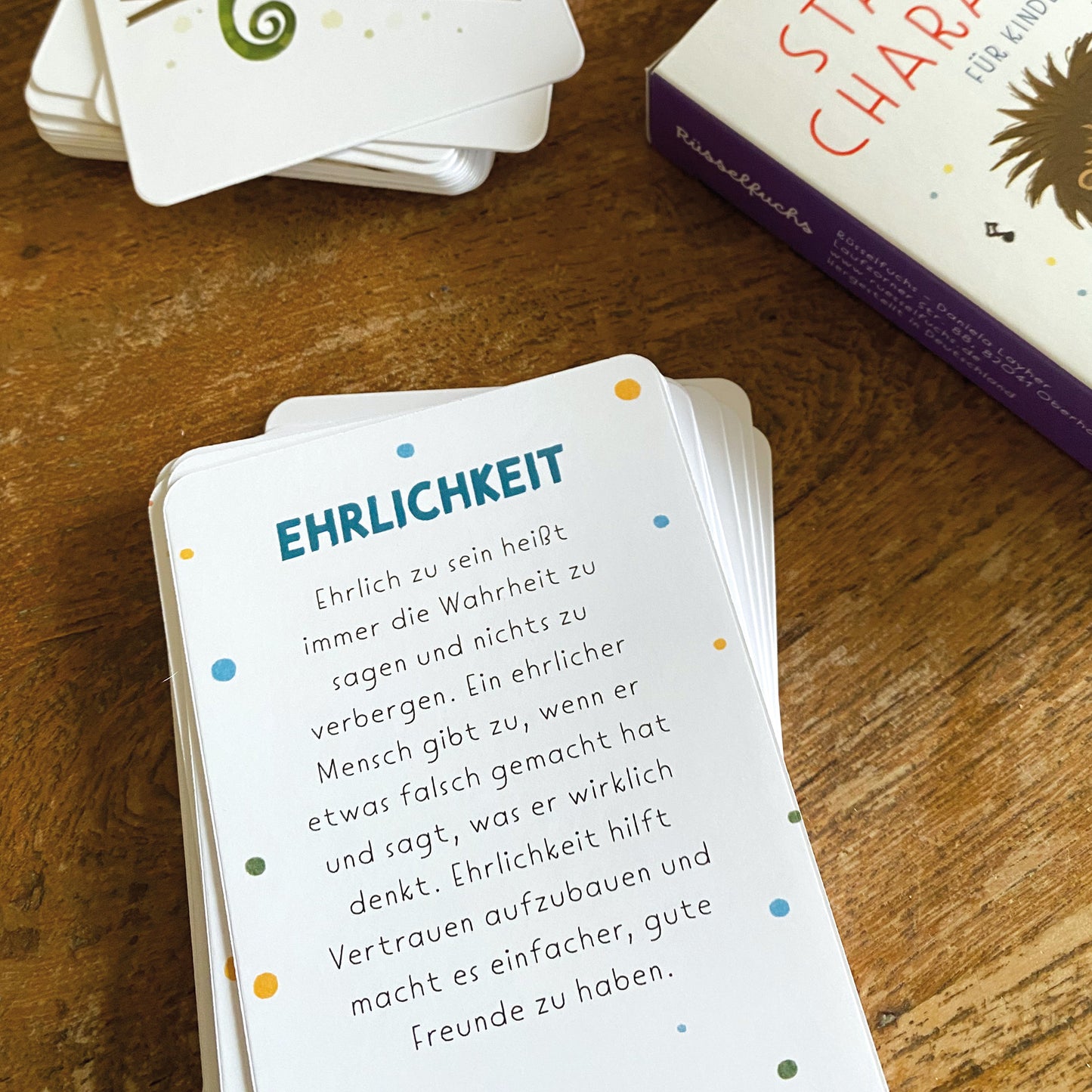 Stärkekarten für Kinder | 40 Charakterstärken