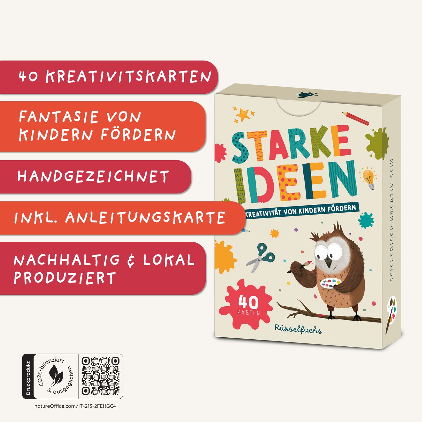 Kreativitätskarten für Kinder
