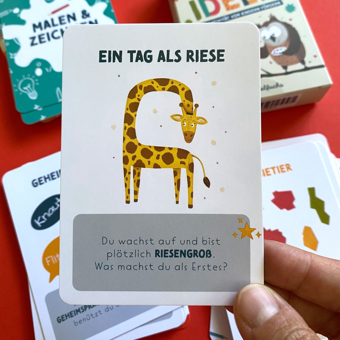 Kreativitätskarten für Kinder