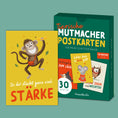 Bild in Galerie-Betrachter laden, Tierische Mutmacher-Postkarten 2 | 30 Karten (15 Motive - jede Karte doppelt)