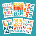 Bild in Galerie-Betrachter laden, Mutmacher-Karten Weiß Digital Download – Vorschau 4, Motivationskarten in weißer Variante für Kinder