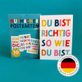 Bild in Galerie-Betrachter laden, Mutmacher-Postkarten WEISS | 30 Karten (15 Motive - jede Karte doppelt)