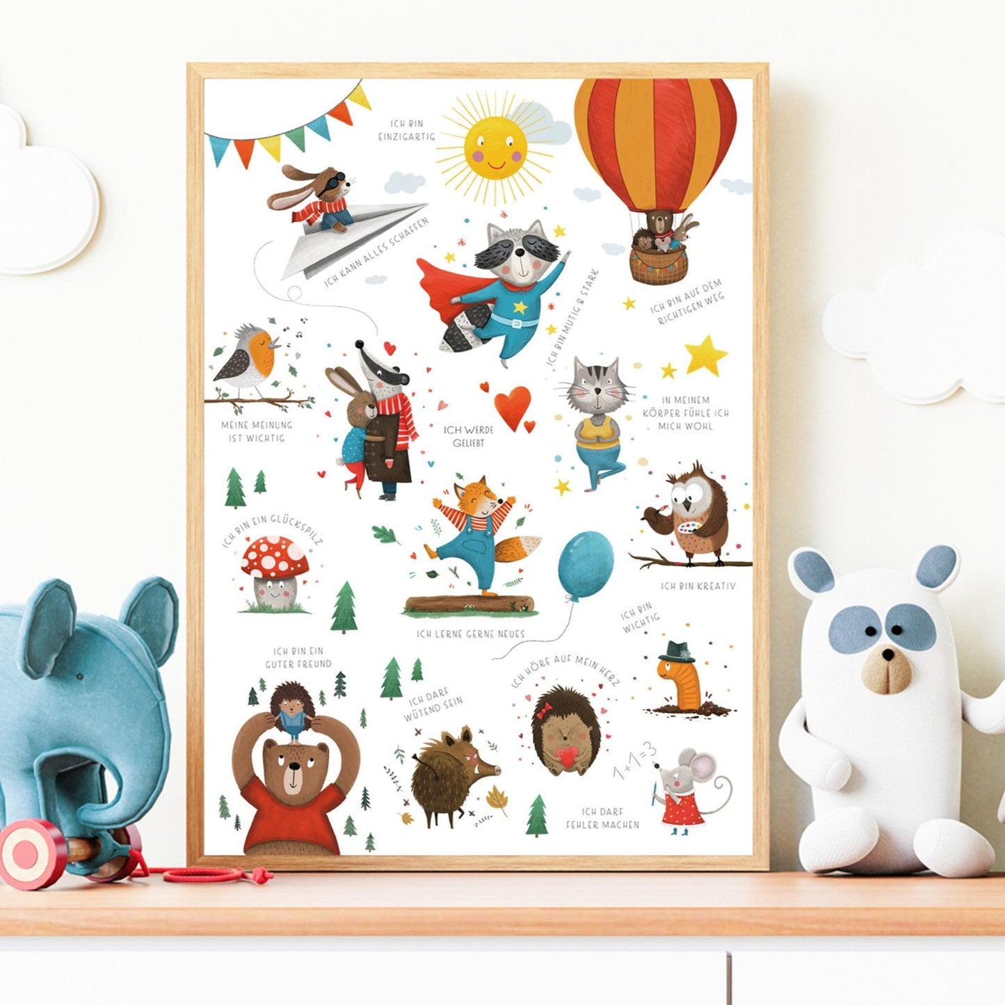 Affirmationsposter Kinder zum Ausdrucken | Formate A4, A3, A2 | PDF Download