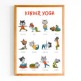 Bild in Galerie-Betrachter laden, kinder yoga poster katzen