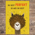 Bild in Galerie-Betrachter laden, Kinderposter mit Alpaka und der Aufschrift „Du bist perfekt so wie du bist“. Motivierendes Mutmacher-Poster als PDF-Download für mehr Selbstvertrauen und Selbstliebe.
