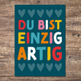Bild in Galerie-Betrachter laden, Mutmacher-Postkarte "Du bist einzigartig"