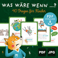 Bild in Galerie-Betrachter laden, Was wäre wenn …? – Kartenspiel für Kinder | PDF Download