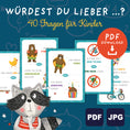Bild in Galerie-Betrachter laden, Würdest du lieber …? – Kartenspiel für Kinder | PDF Download