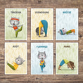 Bild in Galerie-Betrachter laden, Yoga-Karten für Kinder mit Katzen | PDF Download