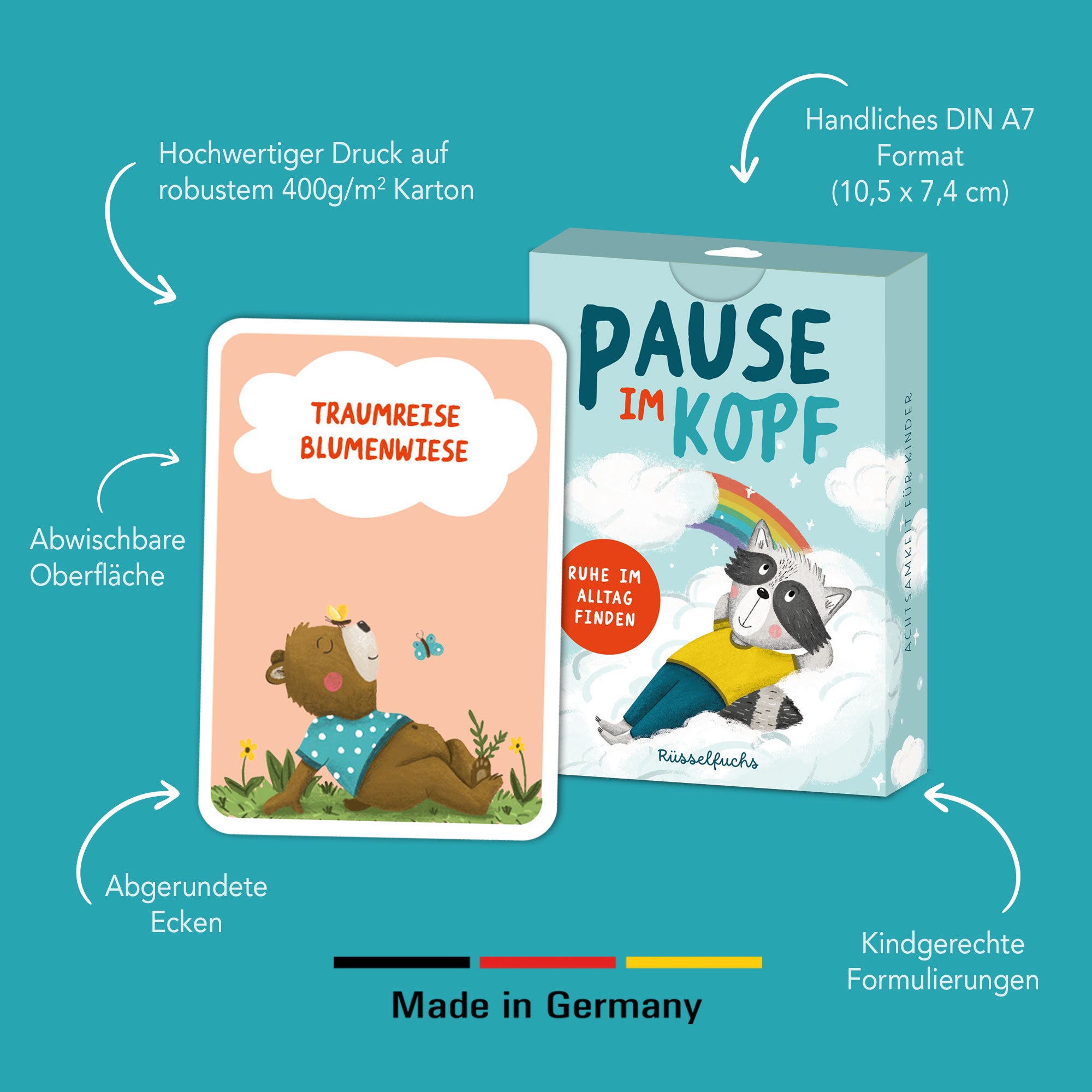 Pause im Kopf – Achtsamkeitskarten für Kinder