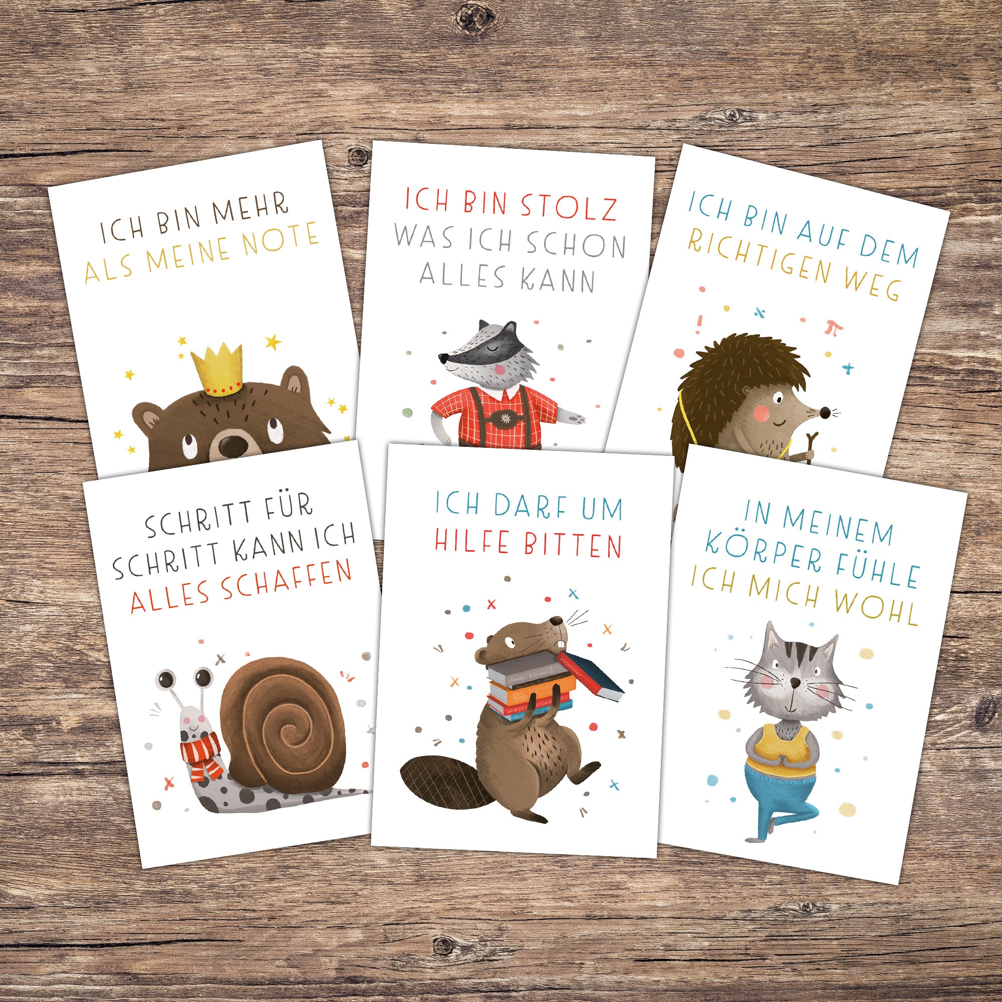Starke Gedanken – Affirmationskarten für Kinder | PDF Download