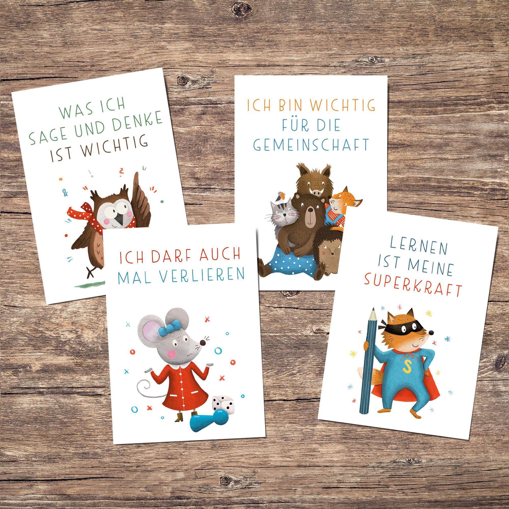 Starke Gedanken – Affirmationskarten für Kinder | PDF Download
