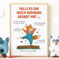 Bild in Galerie-Betrachter laden, Mutmachposter für Kinder „Falls es dir noch niemand gesagt hat …“ | PDF Download
