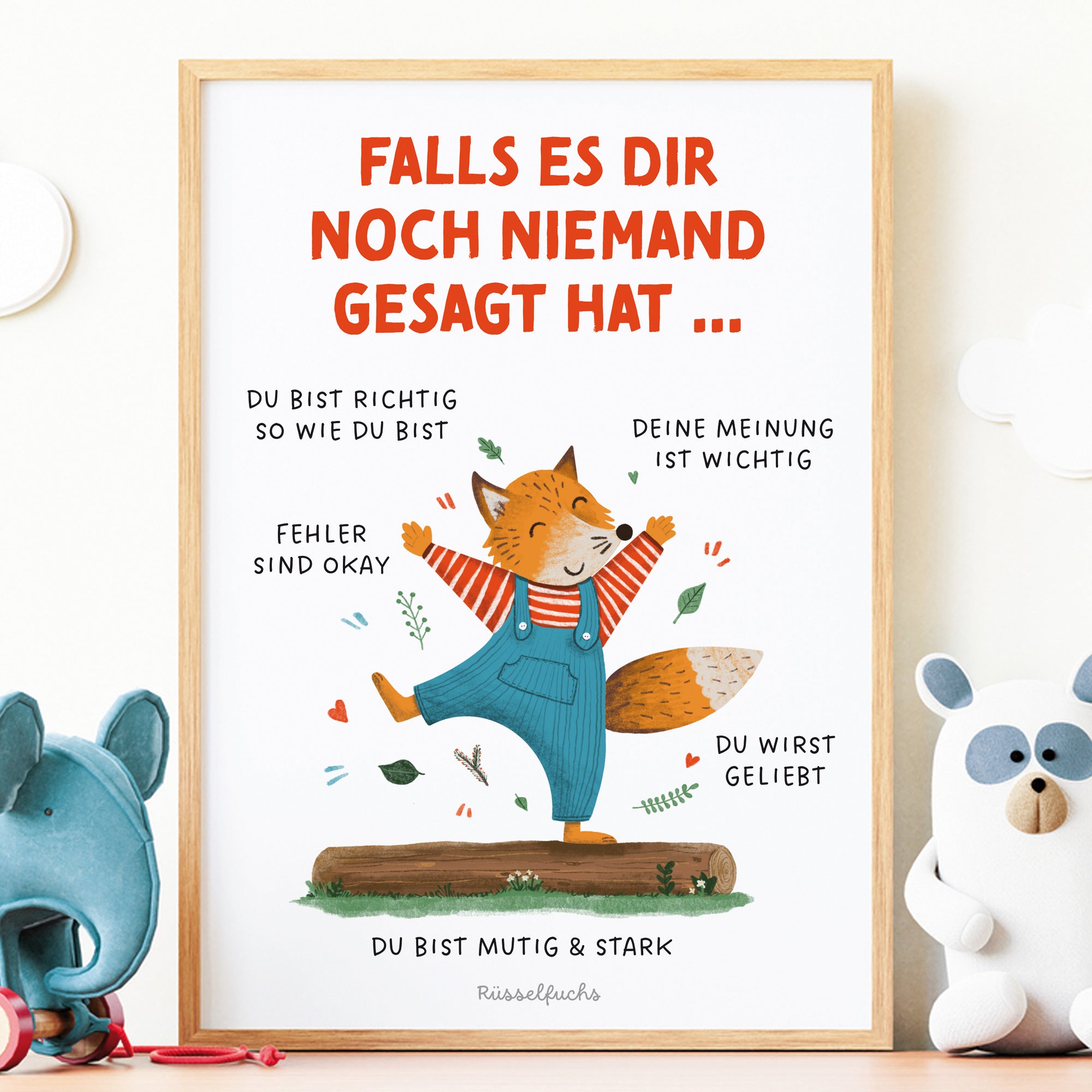 Mutmachposter für Kinder „Falls es dir noch niemand gesagt hat …“ | PDF Download