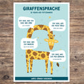 Bild in Galerie-Betrachter laden, Giraffensprache – Poster zur Gewaltfreien Kommunikation | PDF Download
