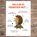 Bild in Galerie-Betrachter laden, Mutmachposter für Kinder „Falls du es vergessen hast …“ | PDF Download
