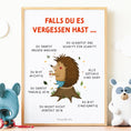 Bild in Galerie-Betrachter laden, Mutmachposter für Kinder „Falls du es vergessen hast …“ | PDF Download

