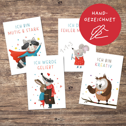 Starke Gedanken – Affirmationskarten für Kinder | PDF Download