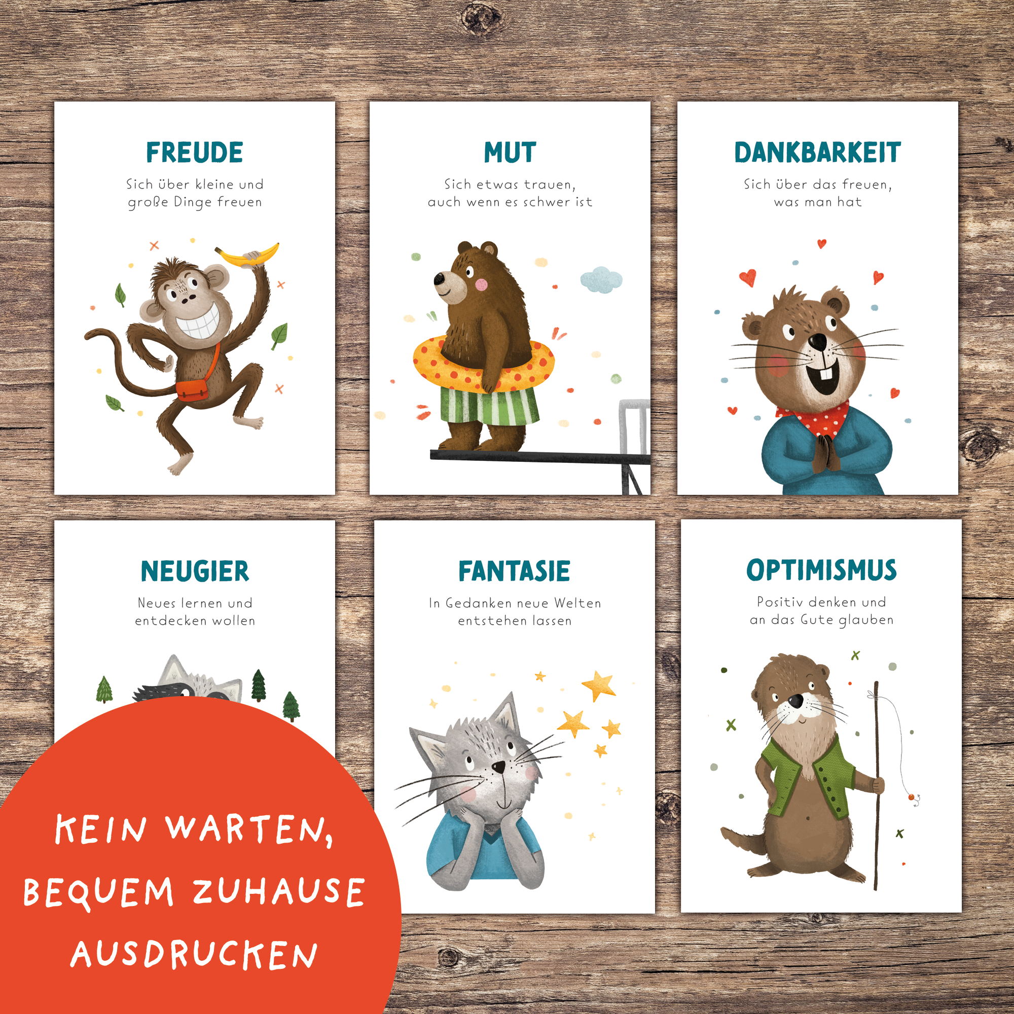 Starker Charakter – Stärkekarten für Kinder | PDF Download