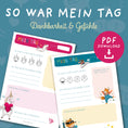 Bild in Galerie-Betrachter laden, So war mein Tag – Tagesrückblick für Kinder | PDF Download
