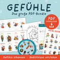 Bild in Galerie-Betrachter laden, Gefühle verstehen für Kinder – Das große PDF-Bundle | PDF-Download
