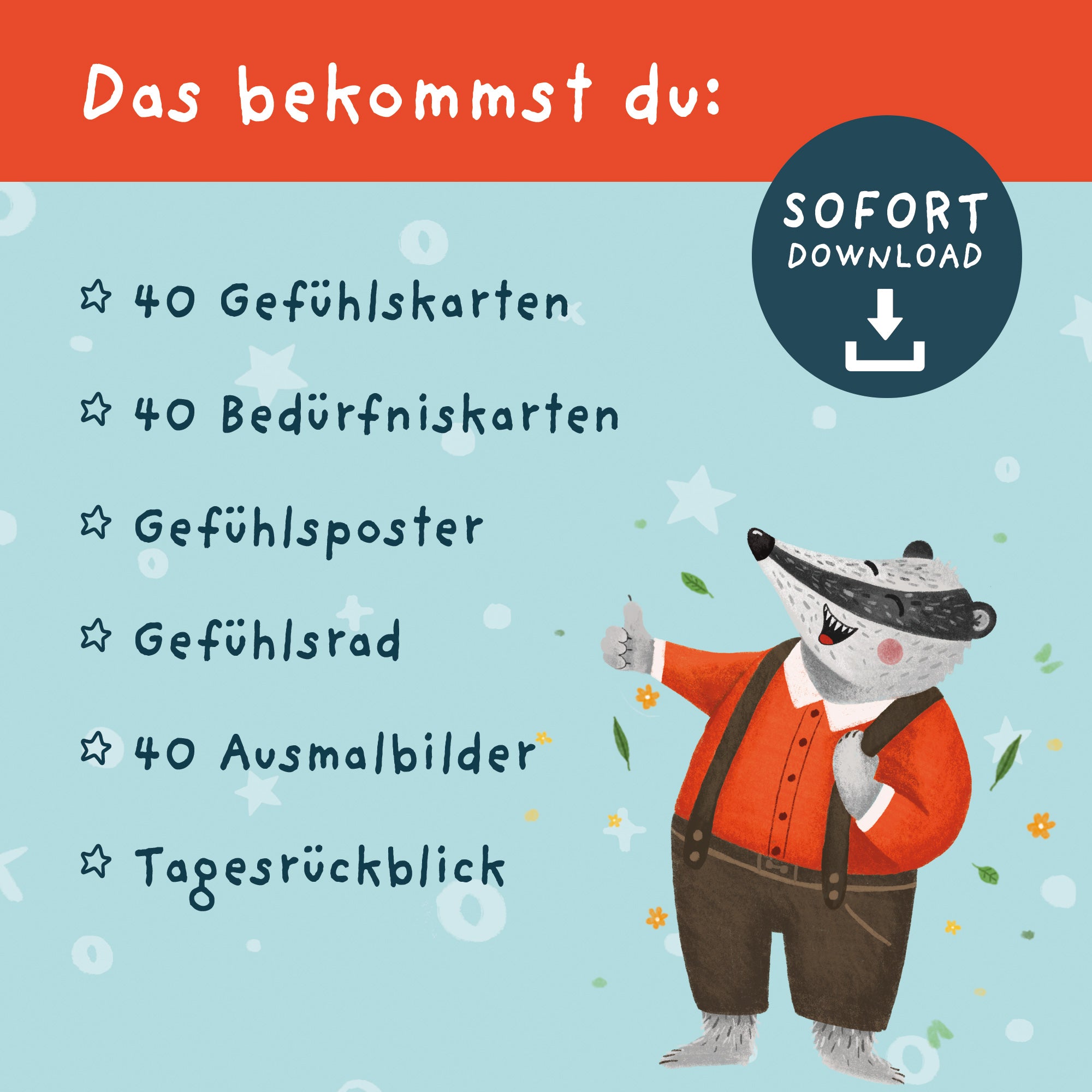 Gefühle verstehen für Kinder – Das große PDF-Bundle | PDF-Download