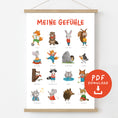 Bild in Galerie-Betrachter laden, Gefühlsposter für Kinder | PDF Download
