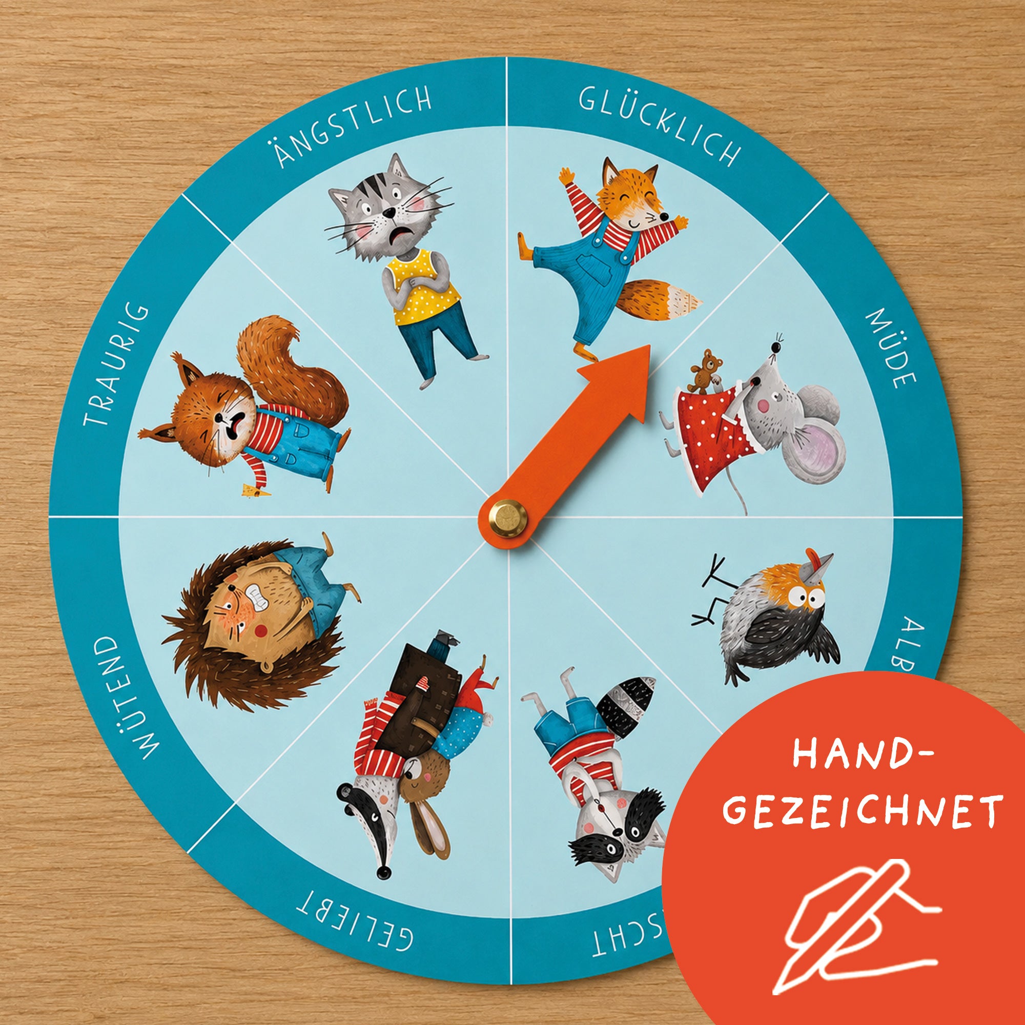 Gefühlsrad für Kinder zum Ausdrucken | PDF Download