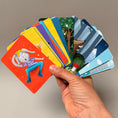 Bild in Galerie-Betrachter laden, Geschichtenkarten für Kinder – handgezeichnete Erzählkarten, Ansicht 27, bunte Tierillustrationen
