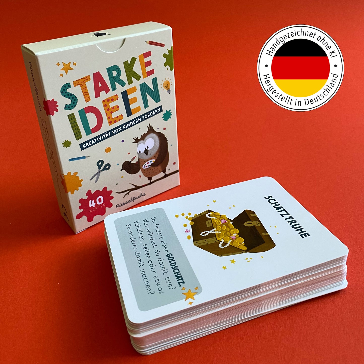 Kreativitätskarten für Kinder