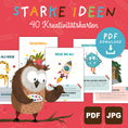 Bild in Galerie-Betrachter laden, Starke Ideen – Kreativitätskarten für Kinder | PDF Download
