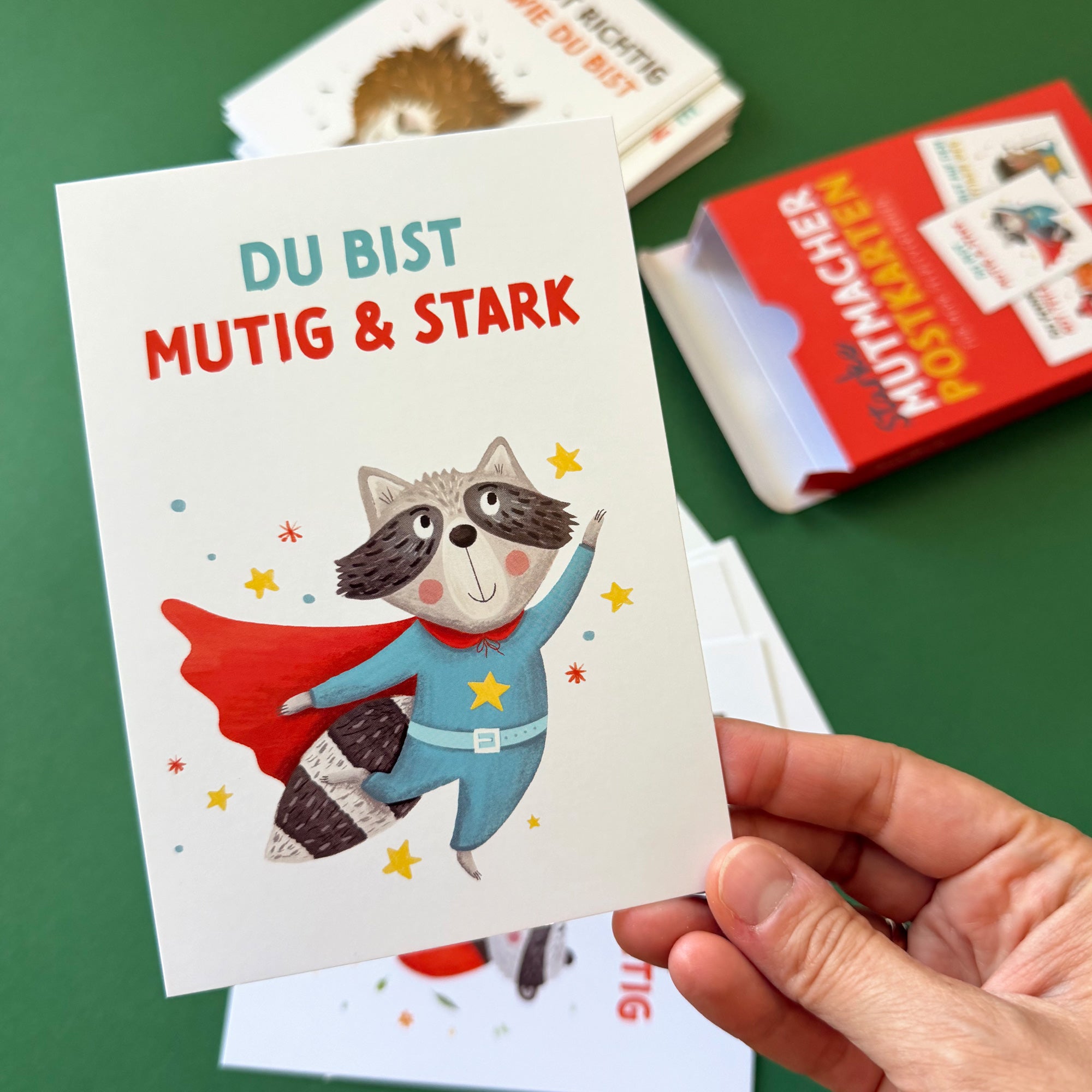 Starke Mutmacher-Postkarten für Kinder | 30 stärkende Affirmationen