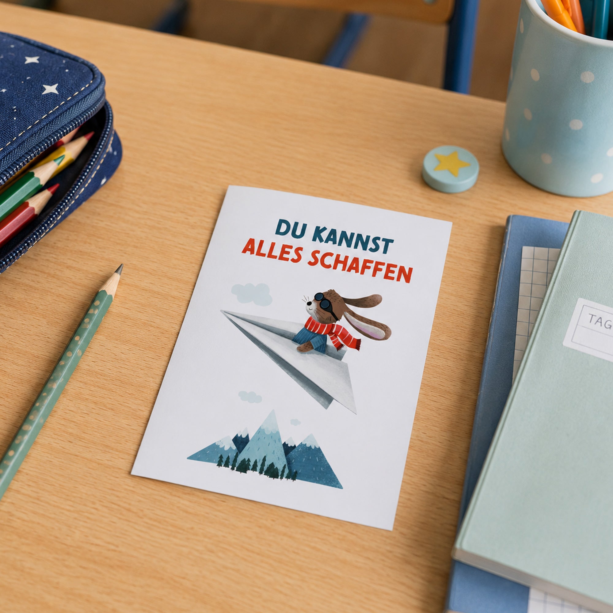 Starke Mutmacher-Postkarten für Kinder | 30 stärkende Affirmationen