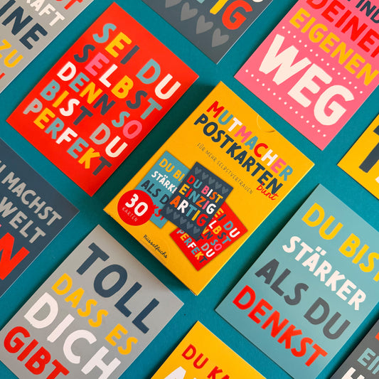 Mutmacher-Postkarten BUNT | 30er-Set