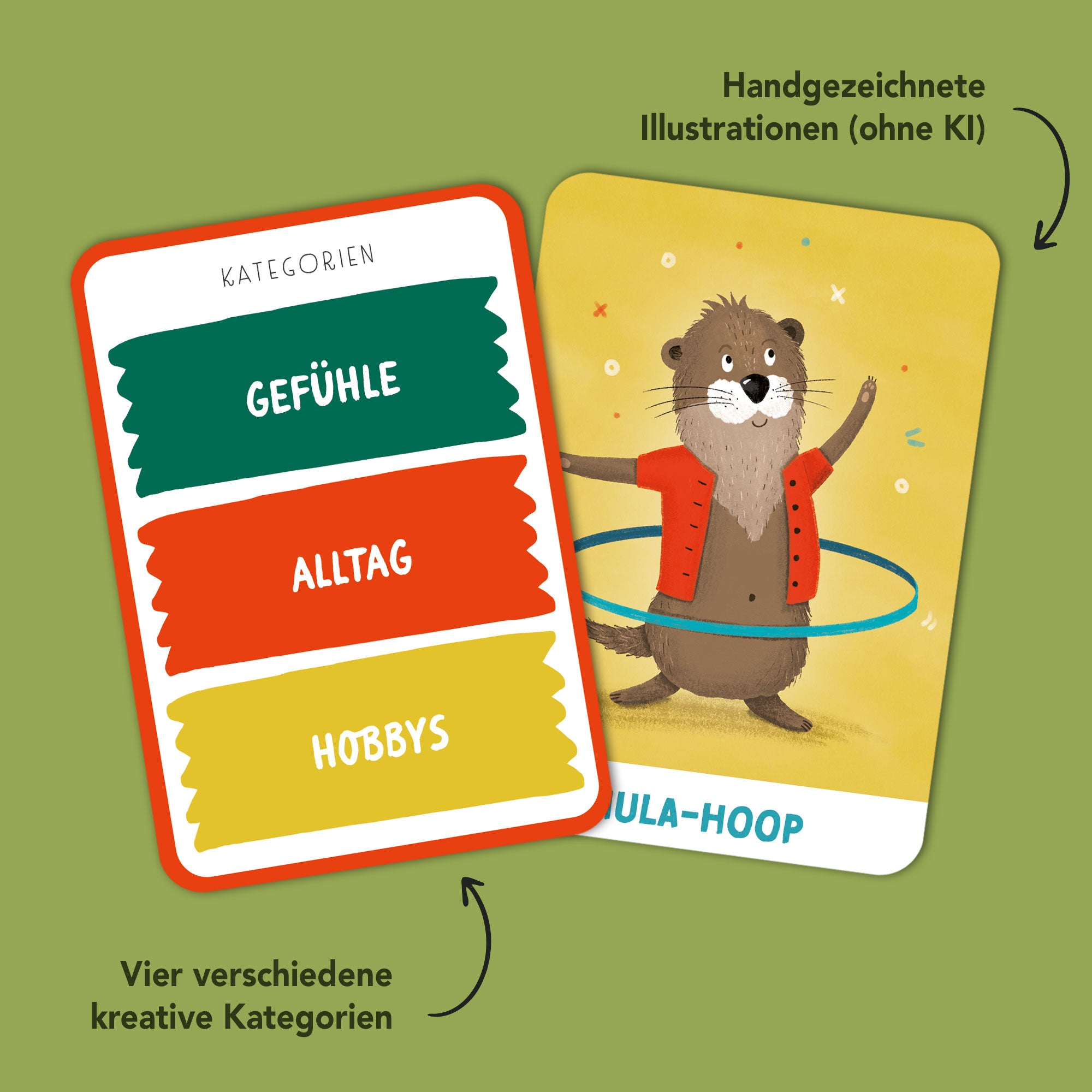 Pantomime-Karten für Kinder