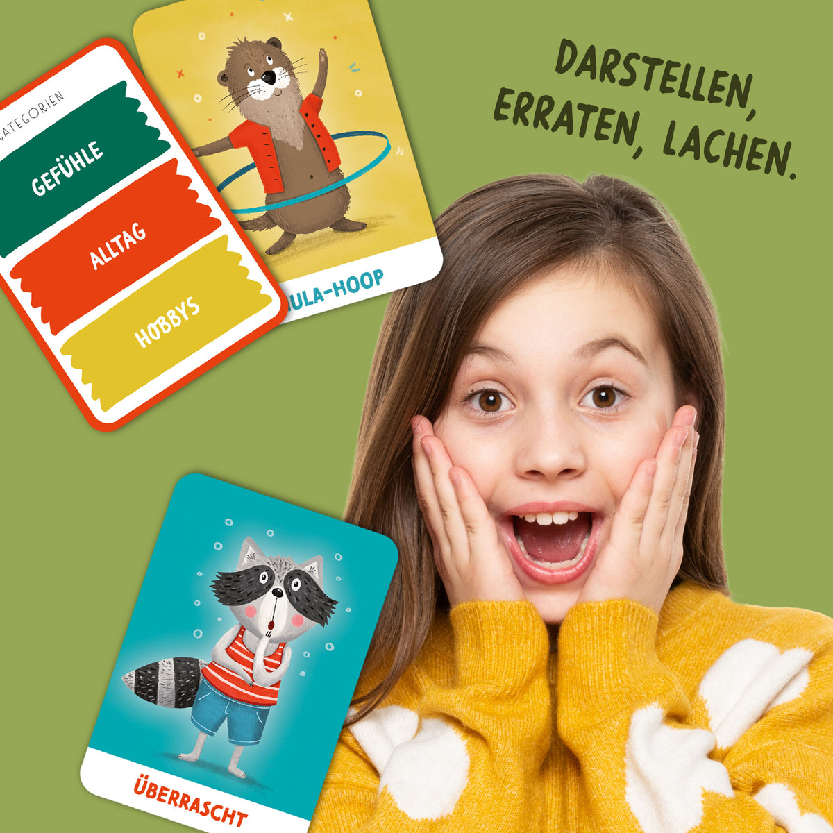 Pantomime-Karten für Kinder