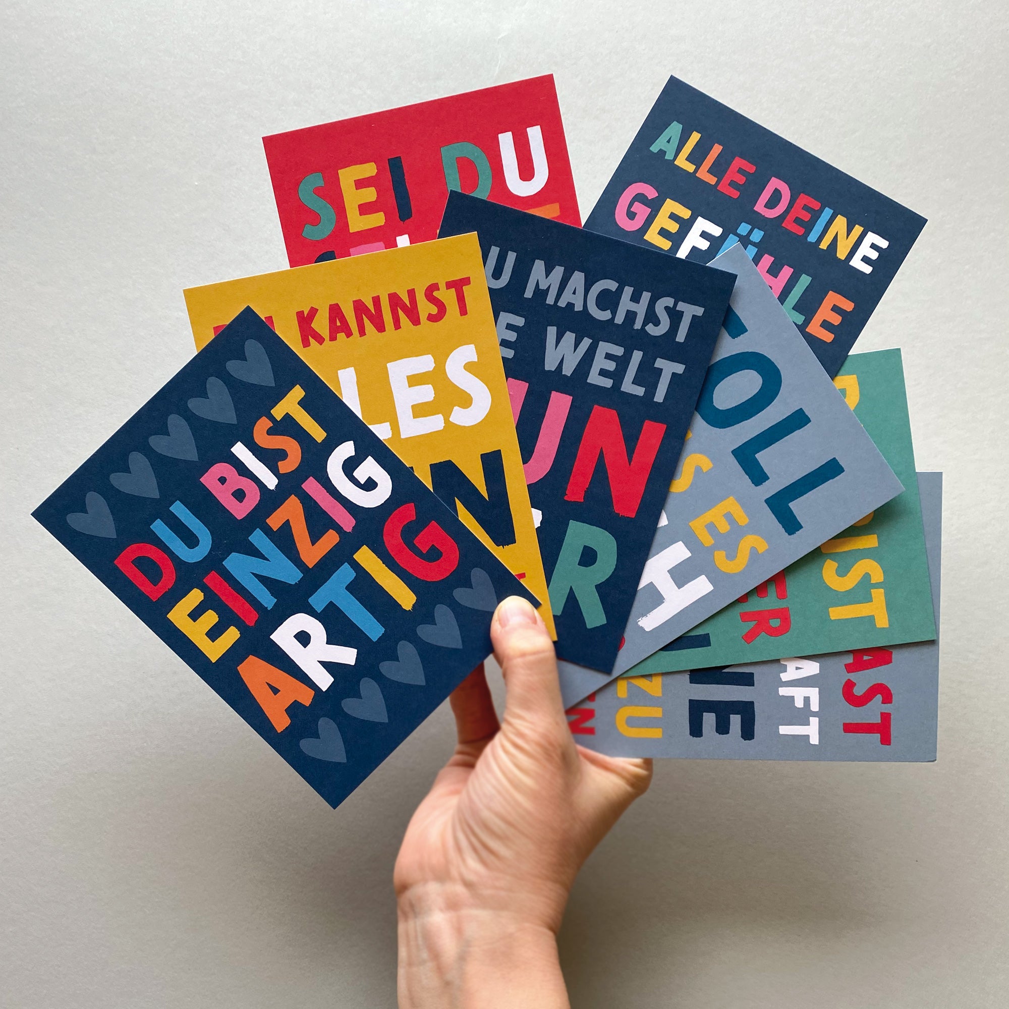 Mutmacher BUNT – Ermutigende Postkarten | 10er-Set