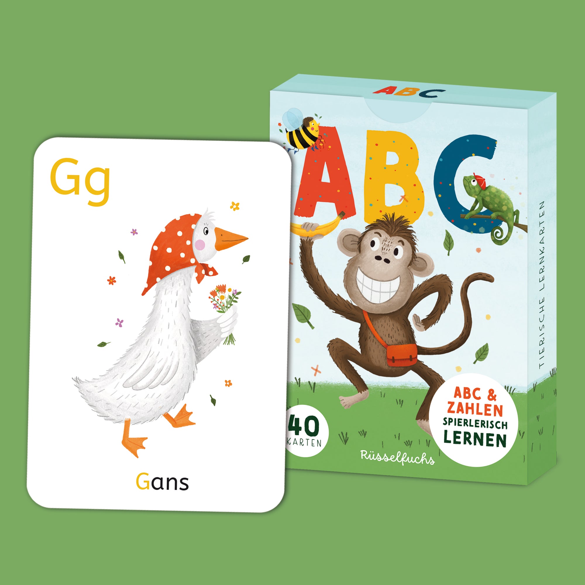 ABC & Zahlen – Lernkarten für Kinder