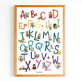Bild in Galerie-Betrachter laden, ABC-Poster für Kinder – Buchstaben lernen | PDF Download
