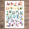 Bild in Galerie-Betrachter laden, ABC-Poster für Kinder – Buchstaben lernen | PDF Download
