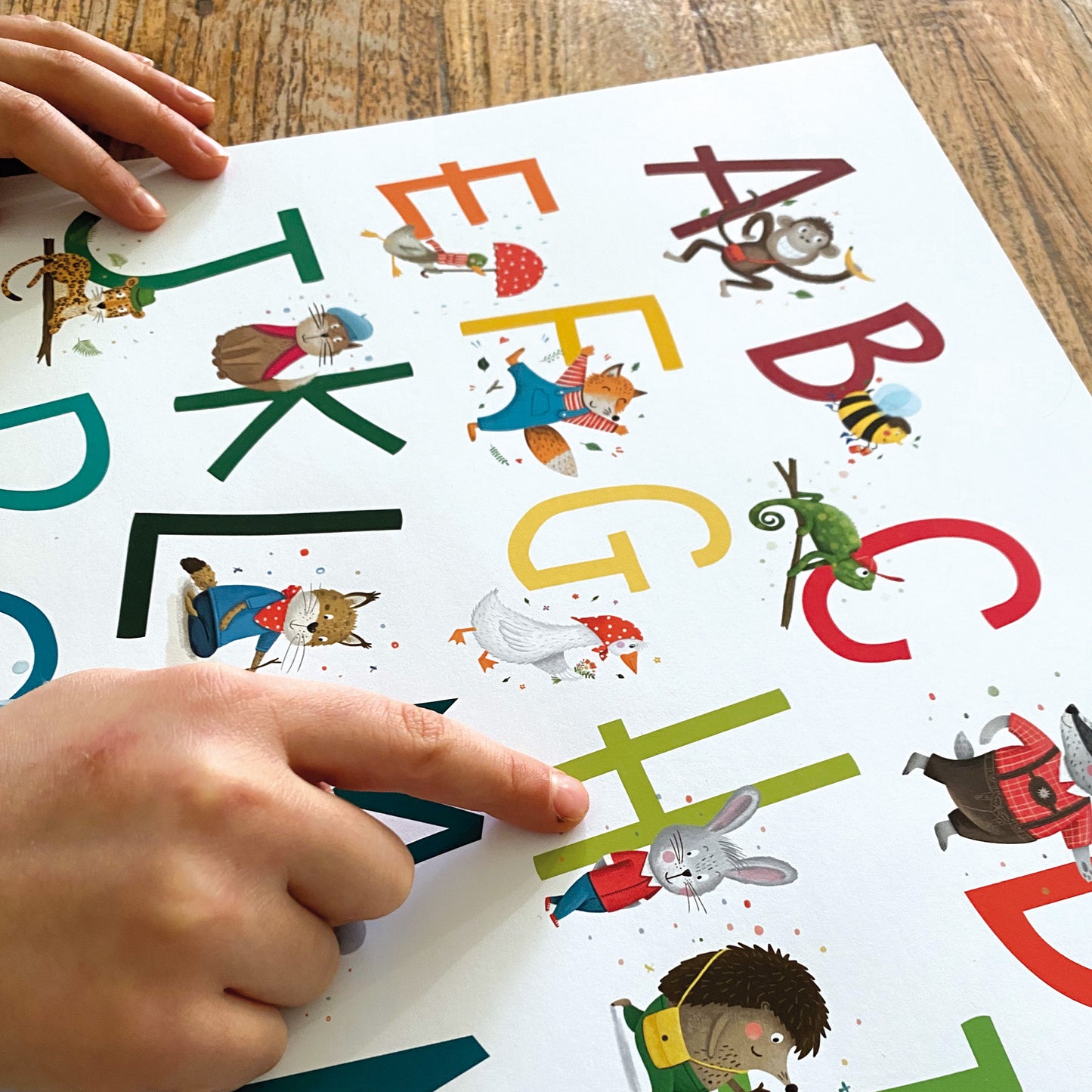 ABC Poster für Kinder zum Ausdrucken | Formate A4, A3, A2 | PDF Download