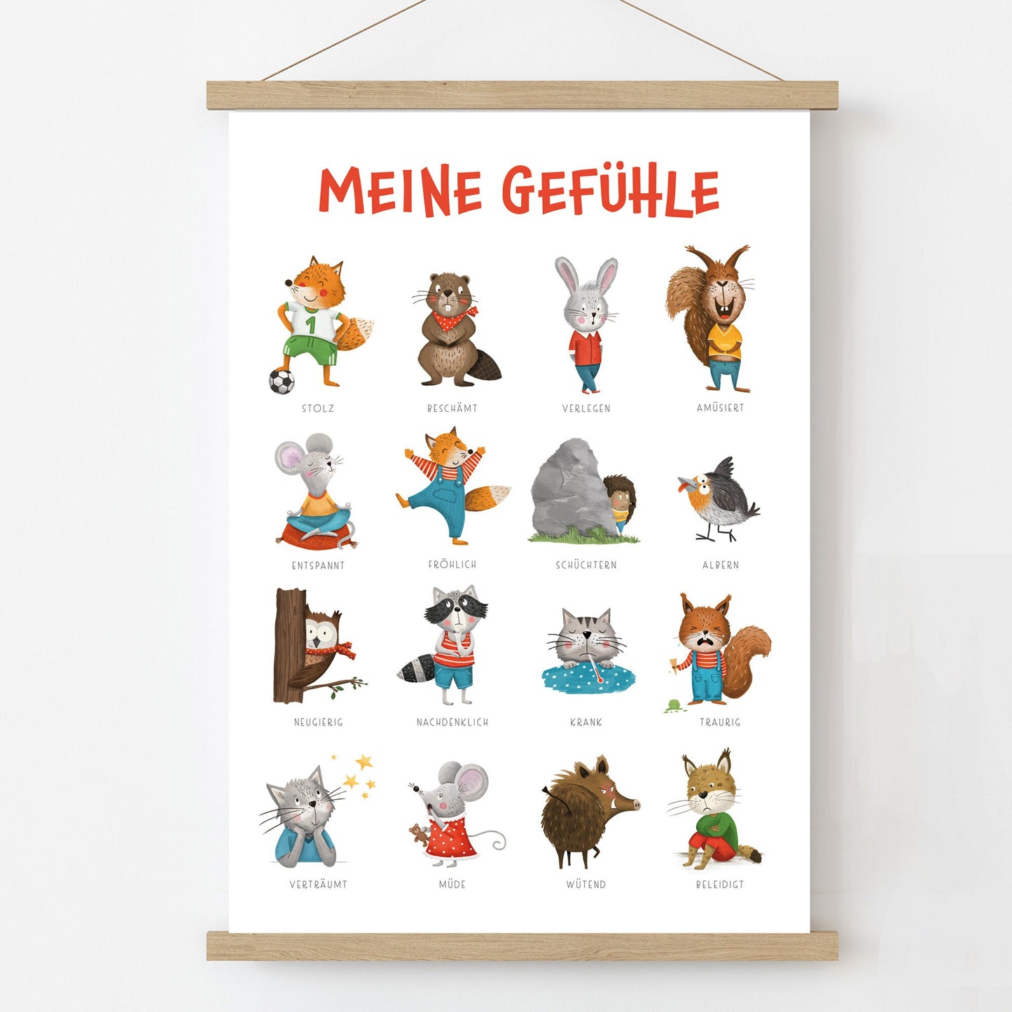 Gefühlsposter für Kinder