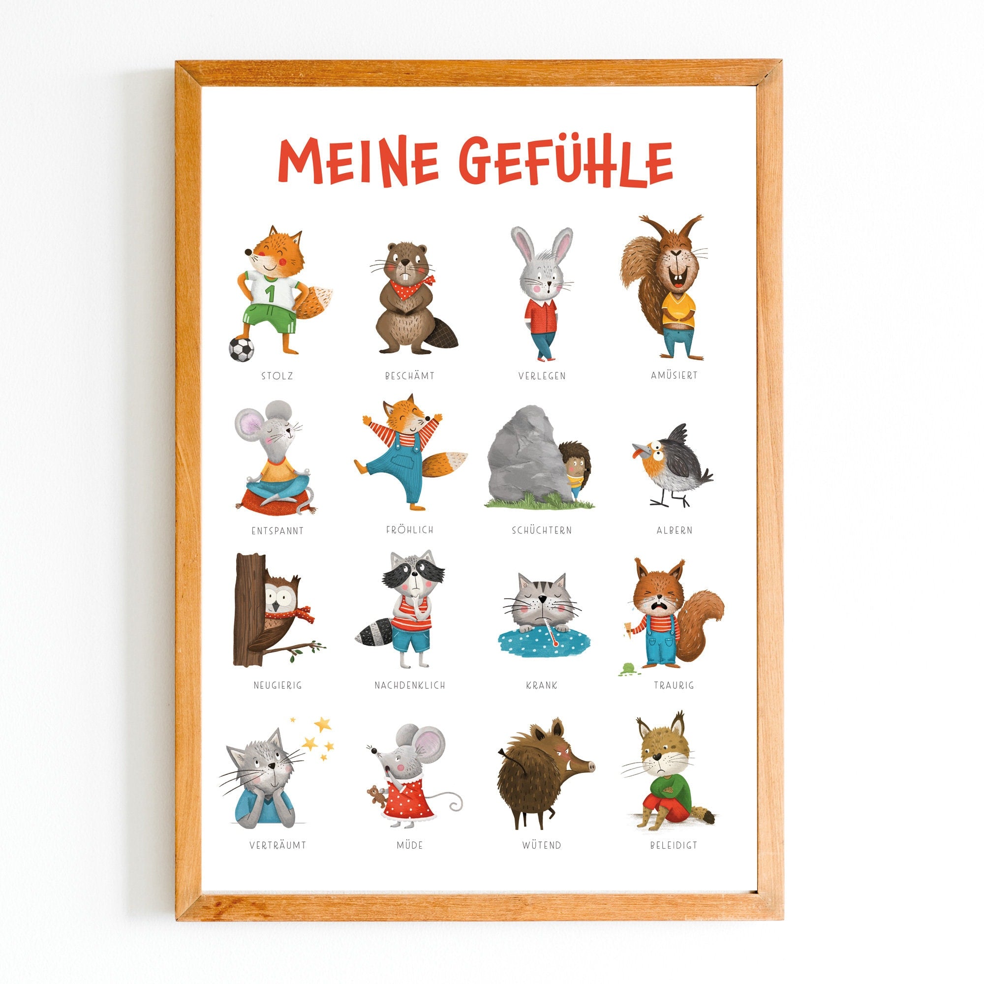 Gefühlsposter für Kinder | PDF Download